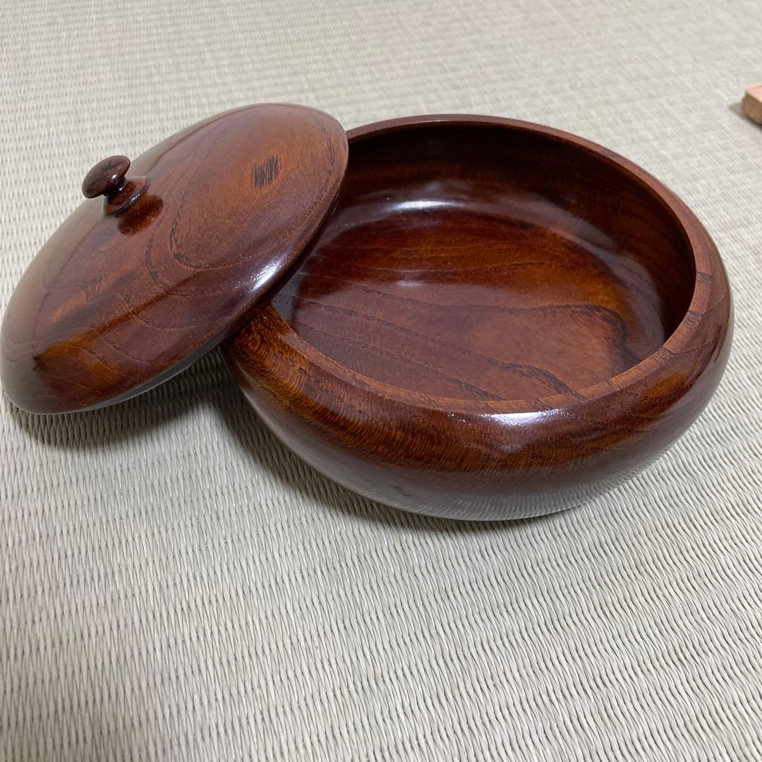 食籠　茶道具 木箱付き　菓子　茶　茶道　林鶴山　アンティーク