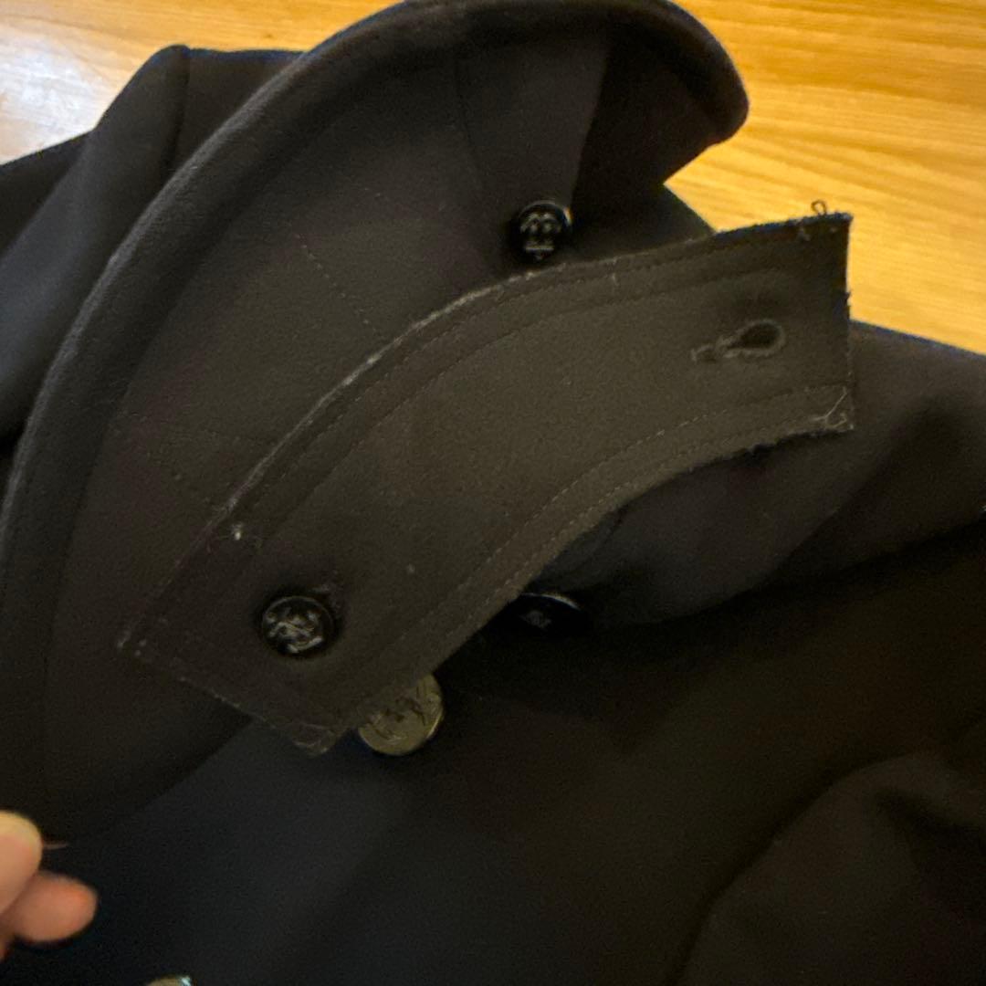 40s WWII 米海軍10ボタンPコート XL 極上
