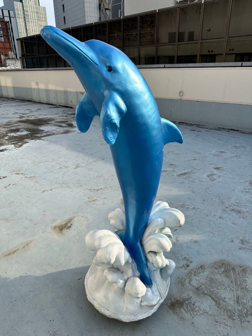 なかなか　イルカ　スタンド　オブジェ　看板