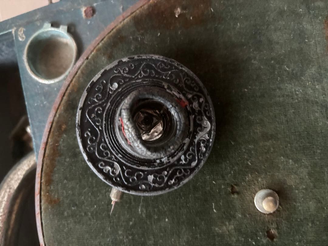 ビンテージ！昭和初期　ドイツ製　ポータブル　蓄音機　おまけあり