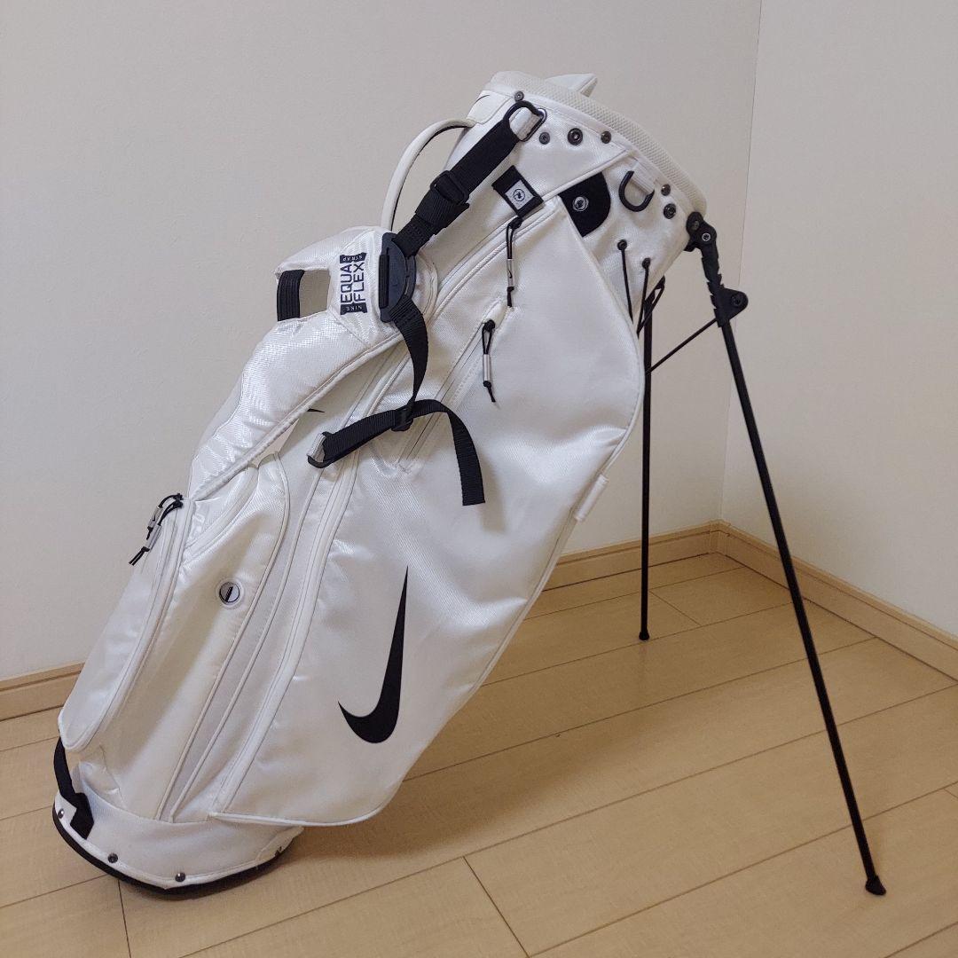 【ごえってぃー】NIKE ナイキ キャディバック 軽量 スタンド WH ★