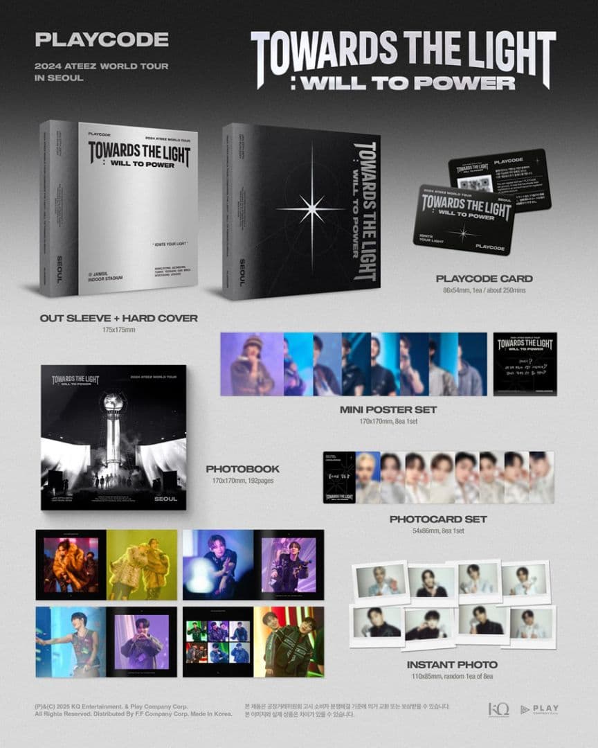 K-POP・アジア ATEEZ TOWARDS THE LIGHT PLAYCODE