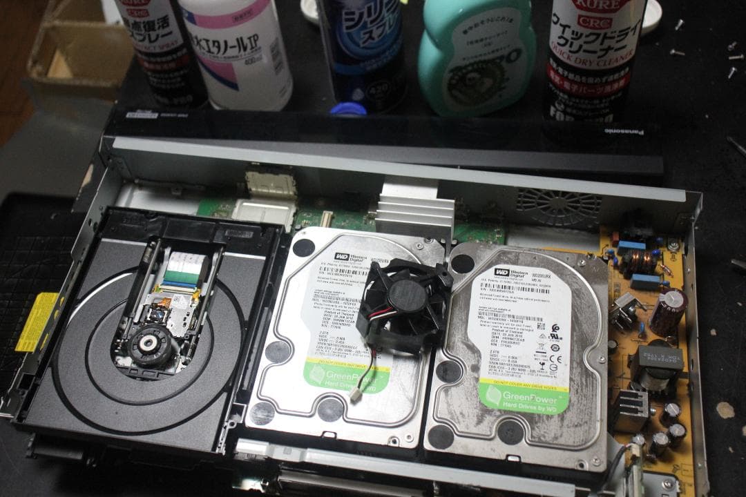 【内部徹底清掃】PANASONIC DRM-BRW500 500GB ブルーレイ