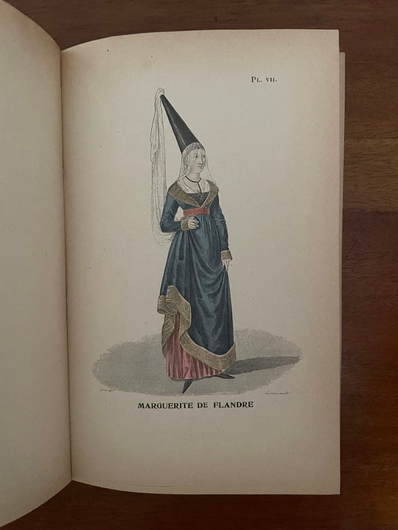 仏文　17〜18世紀のモード画集　ルイ＝マリー・ランテ画