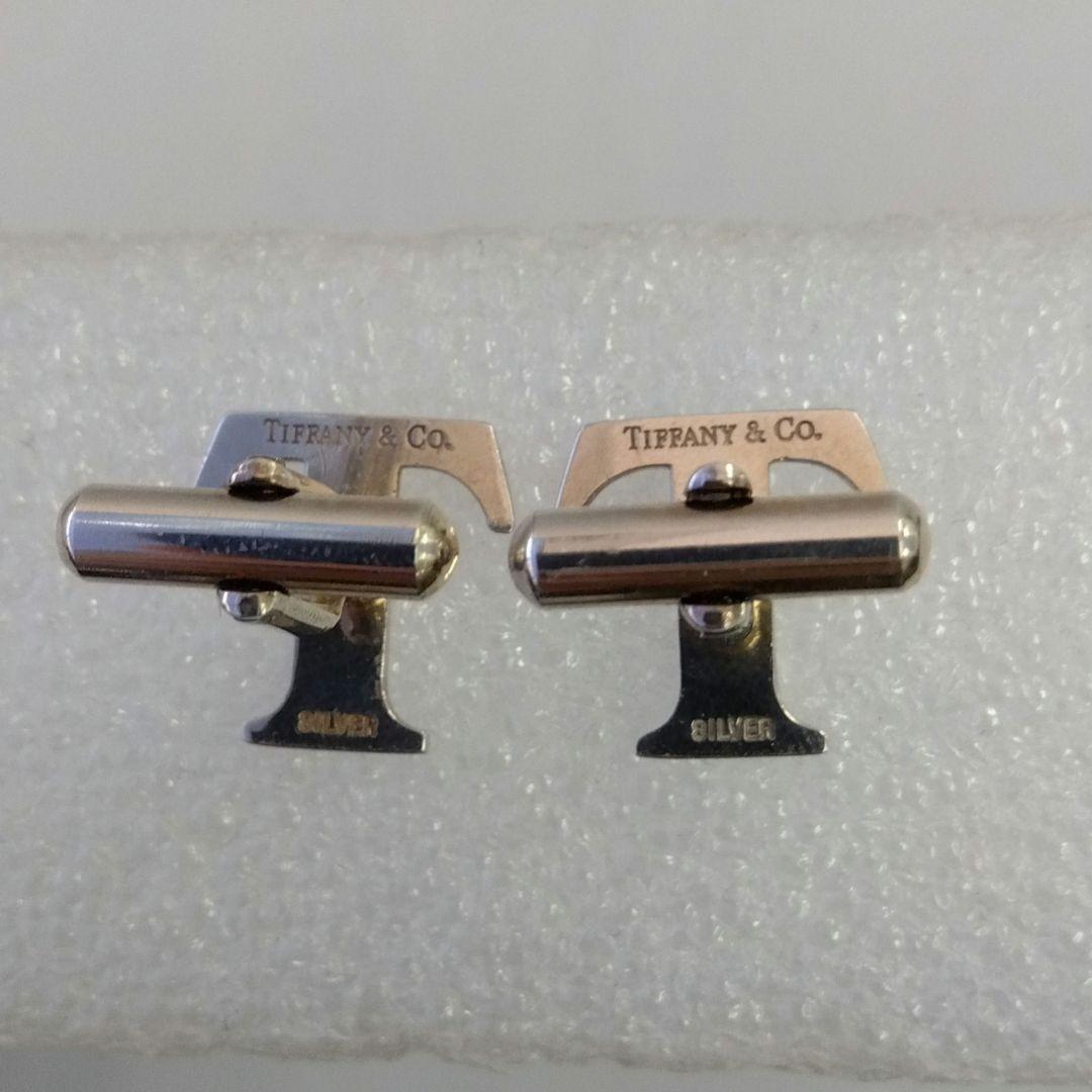 DP3 ティファニー 美品 Tロゴ カフス 925 メンズ カフリンクス
