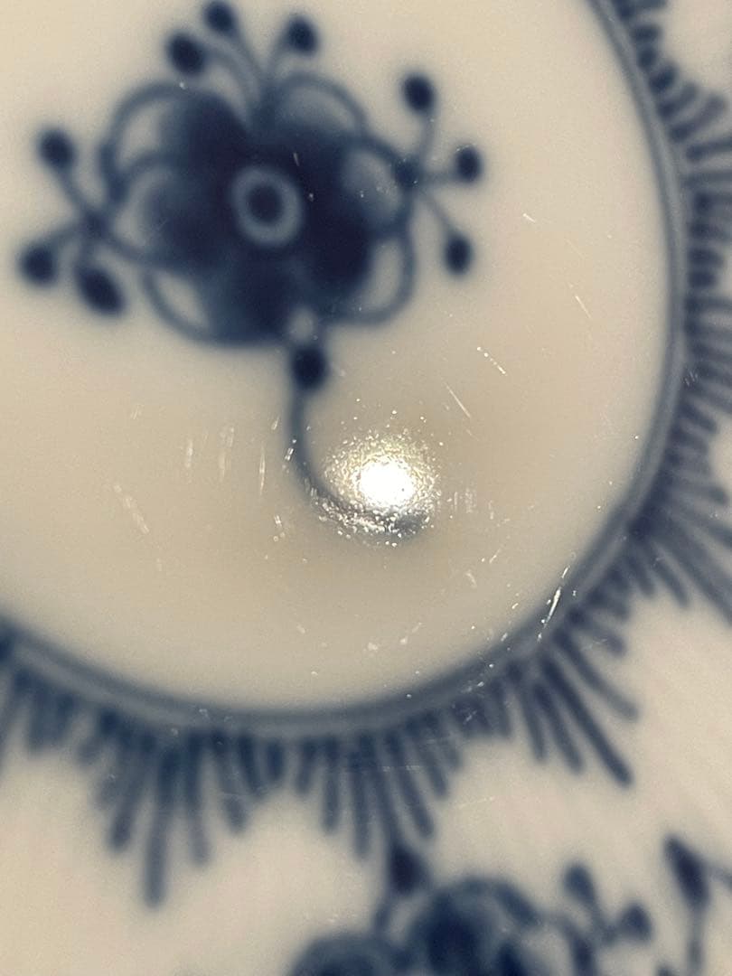 ロイヤルコペンハーゲン ブルーフルーテッド フルレース プレート 15cm