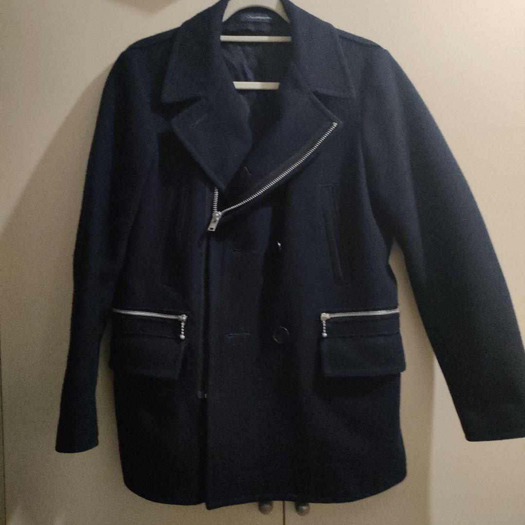 14aw John UNDERCOVER ライダース Pコート