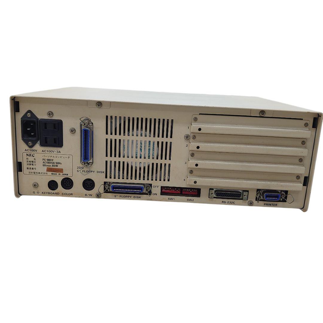 【ヴィンテージパソコン】NEC PC-9801F 通電のみ確認