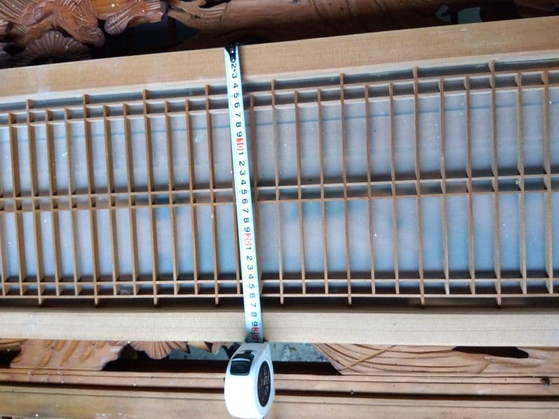 欄間　格子すりガラス付き1870✕300✕30 まとめ買い1割引