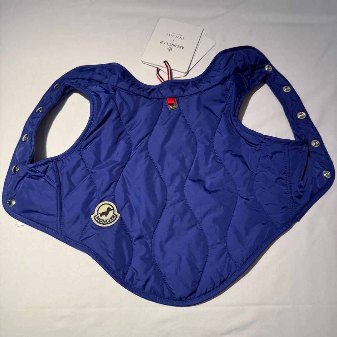 ドッグベスト 犬 MONCLER モンクレール ブルー 青 ダウンジャケット