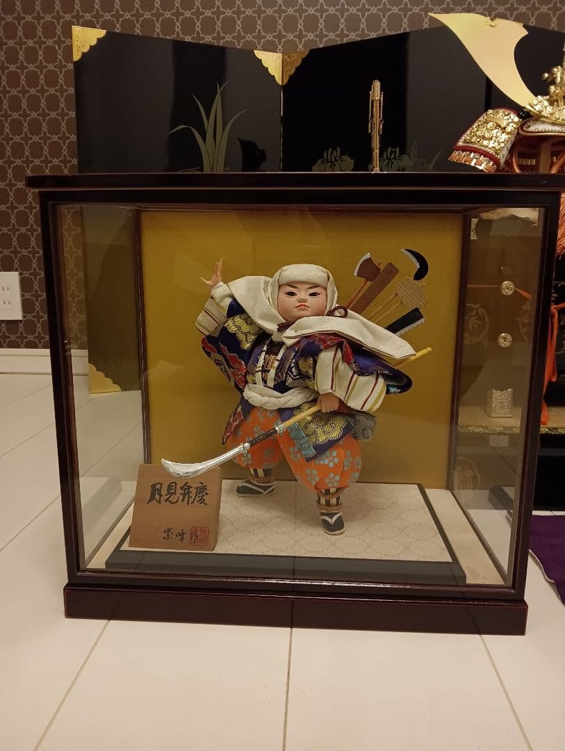 豪華な五月人形 ケース付き 大型