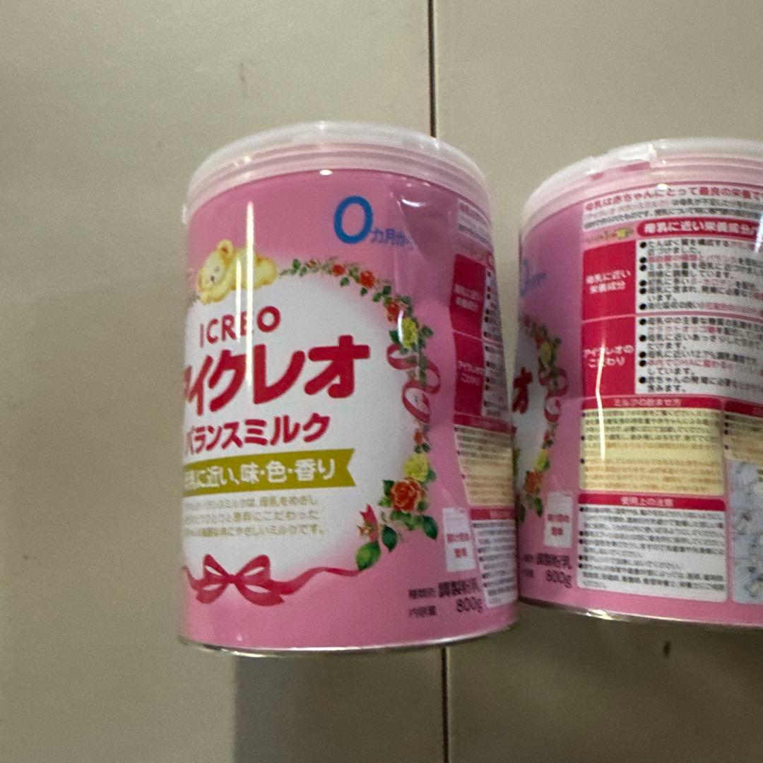 カ*︎様 激安　アイクレオ　ICREO バランスミルク 800g 4缶セット　凹