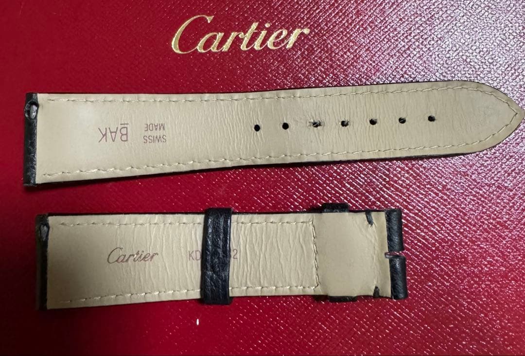 純正　カルティエ　タンクマスト　LM ベルト　19mm