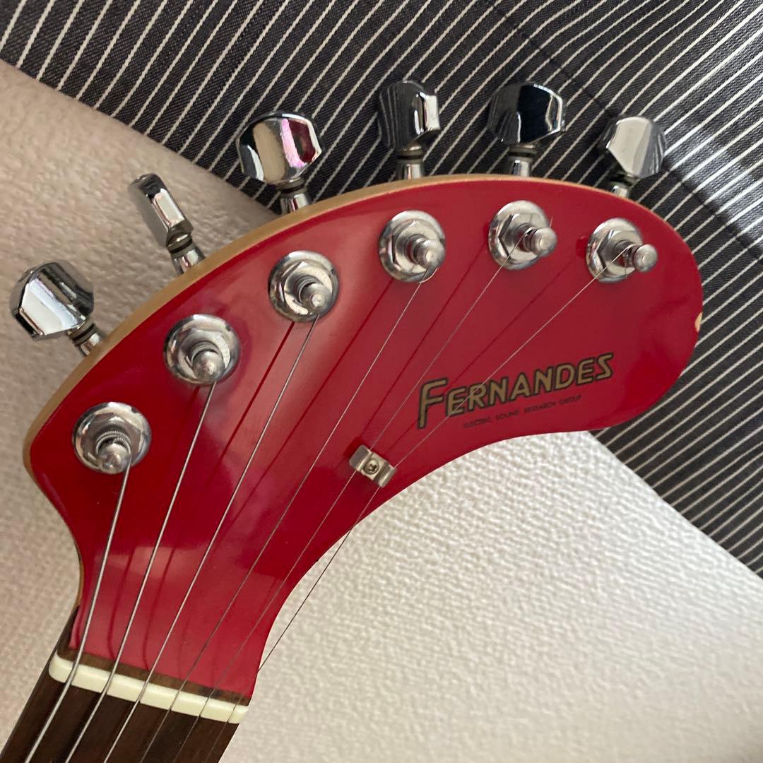 良品★FERNANDESフェルナンデス★ZO-3ゾーさんギター レッド★ケース付