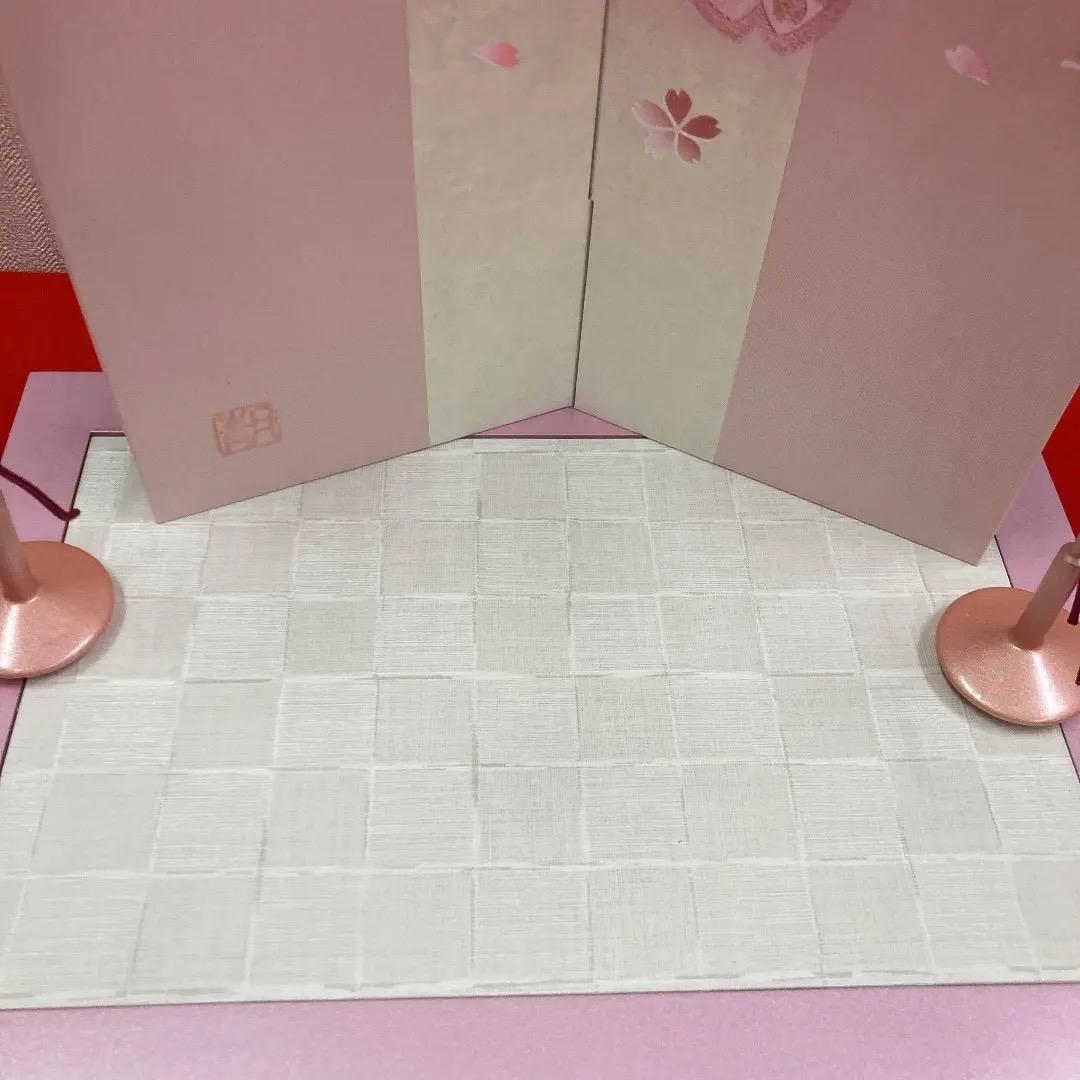 KM2 可愛い立ち雛　木目込人形　雛飾り　親王飾り　雛人形コンパクト