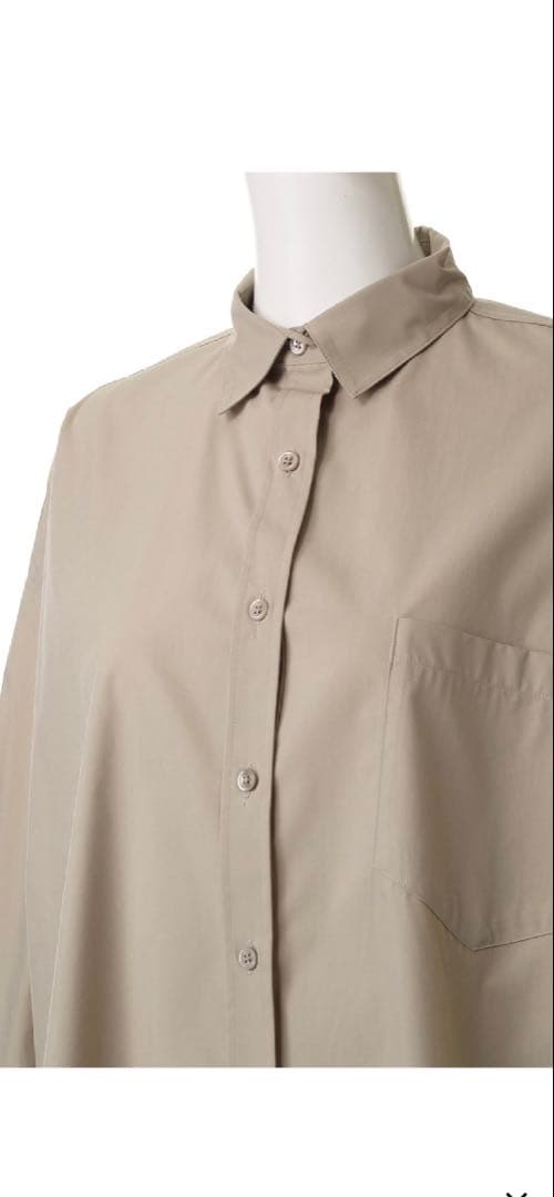 THIRD MAGAZINE サードマガジン　撥水オーバーサイズシャツ