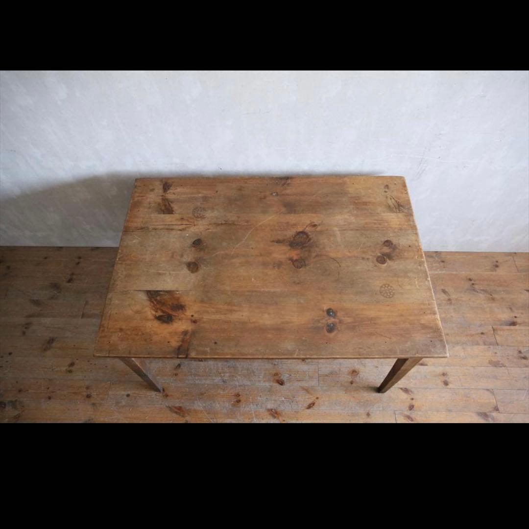 本日最終　アンティーク　ダイニングテーブル 引き出し付き