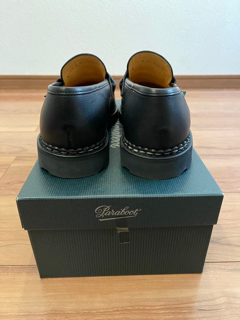 超美品Paraboot Reims/Marche UK8.5 ノワール