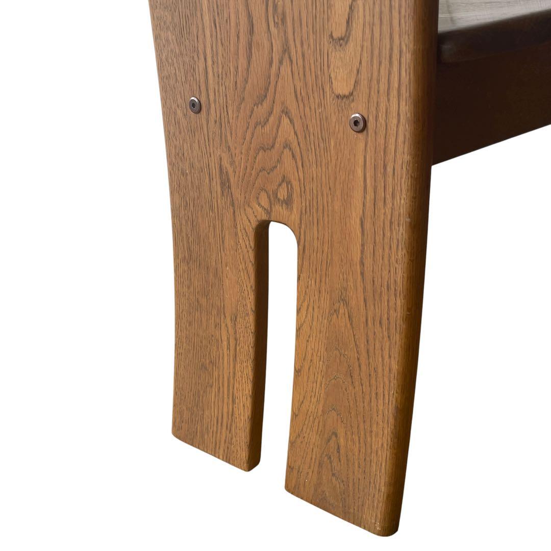 （2/4）浜本工芸 楢材 ナラ材 オーク材 ダイニングチェア