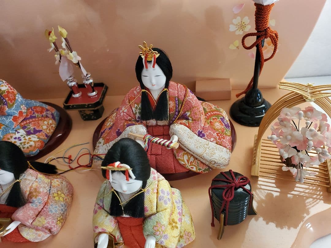 安土人形　 ひな人形　木目込み
