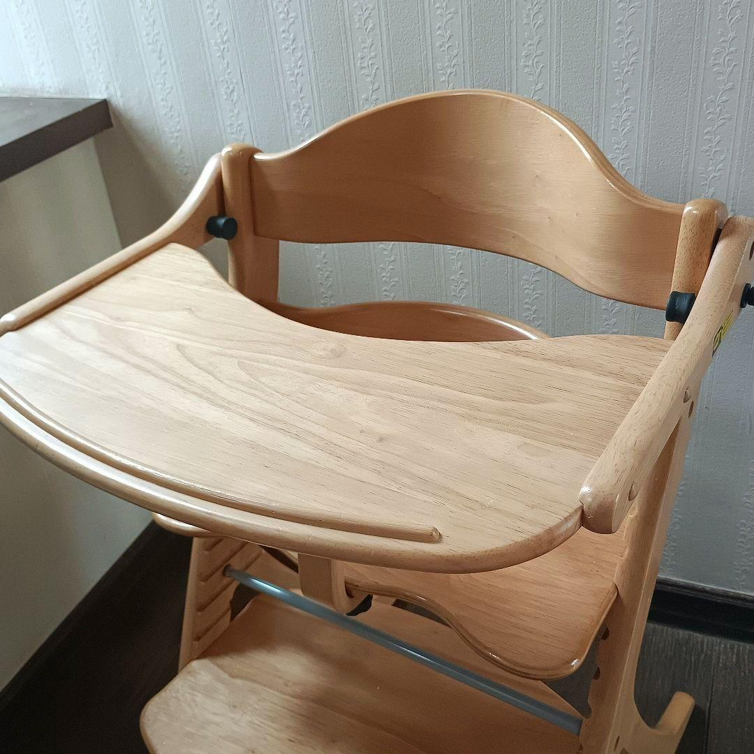 美品✦大和屋　すくすくチェアプラス　テーブル＆ガード付