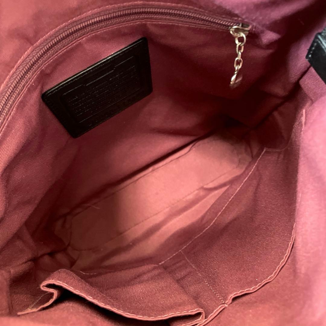 COACH‼️未使用状態(^^)BLACKシグネチャー2WAYショルダー‼️