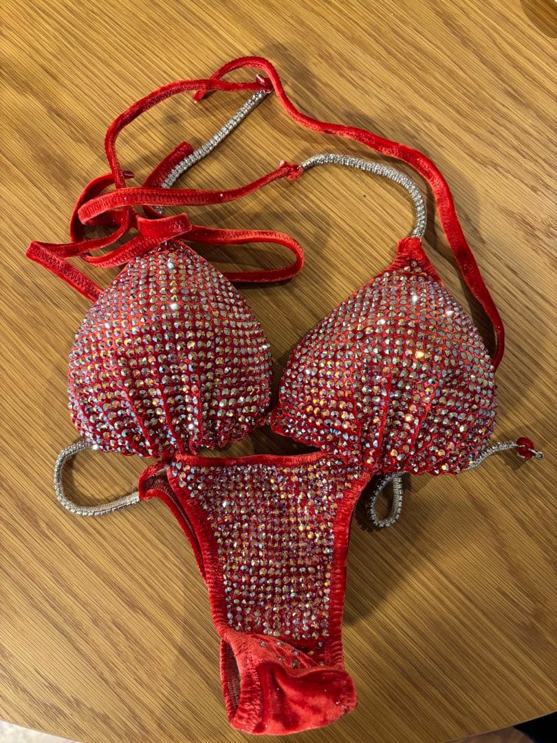 【値下げ】season bikini コンテスト用キラキラビキニ