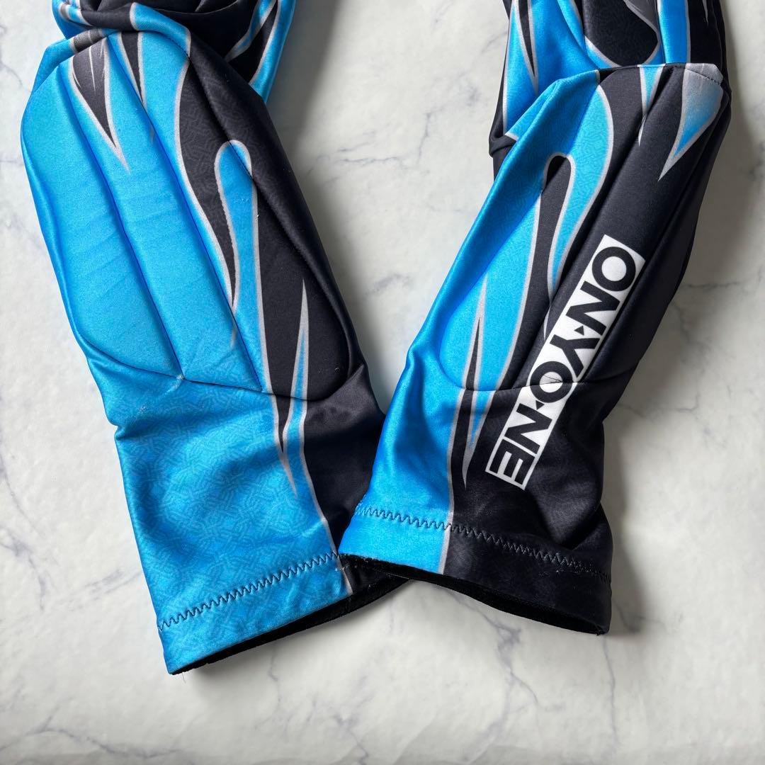 ONYONE スキー GSレーシングスーツ 青黒　セットアップ◆6900