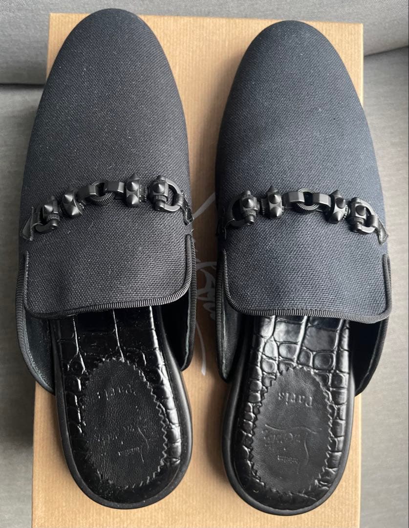 定価118800円⭐︎クリスチャンルブタン サンダル箱付新品25.0cm相当