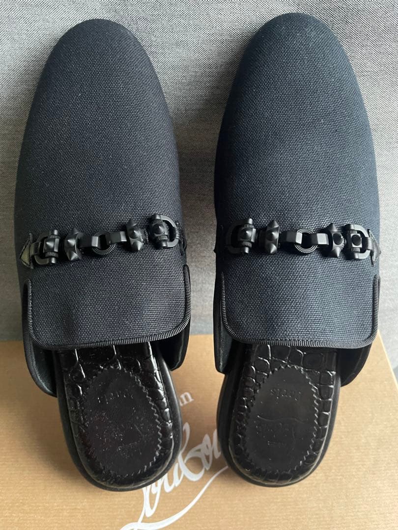 定価118800円⭐︎クリスチャンルブタン サンダル箱付新品25.0cm相当