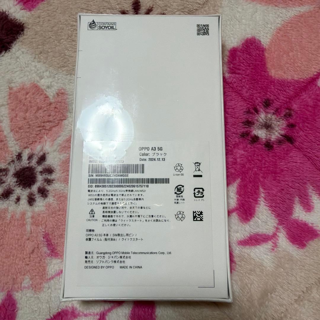 スマートフォン本体 Oppo A3 5g