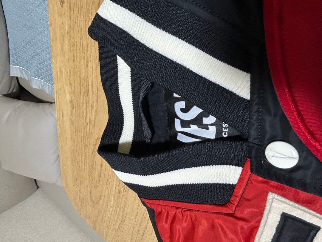 希少 ディーゼル　スタジャン レーシングジャケット Ｌワッペン ボンバー