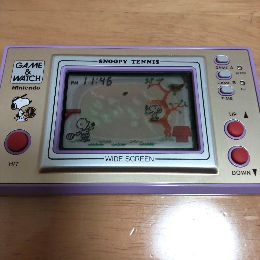 任天堂 ゲームウォッチ GAME&WATCH スヌーピー テニス SP-30