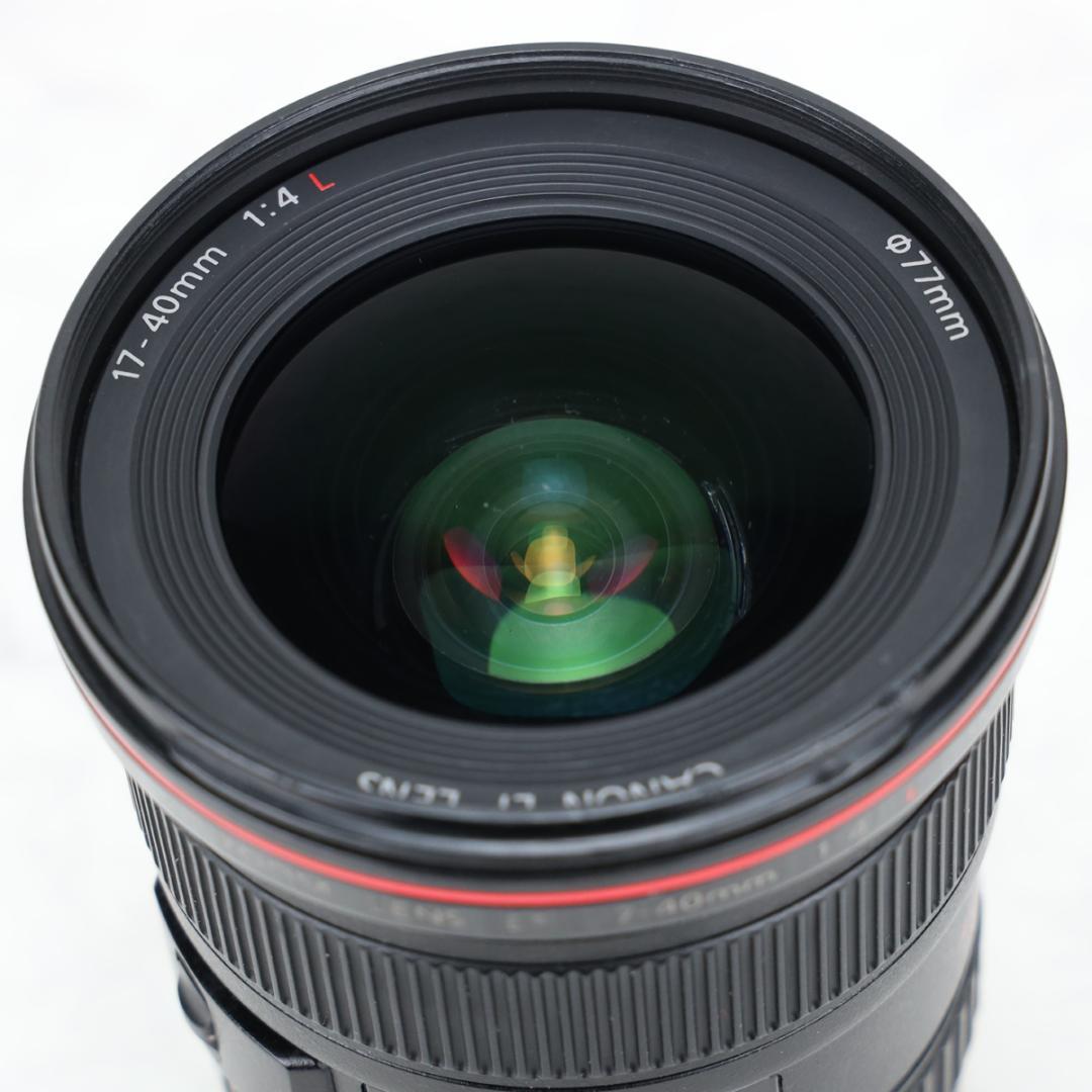 EF17-40mm F4L USM フード レンズケース UVフィルター付き