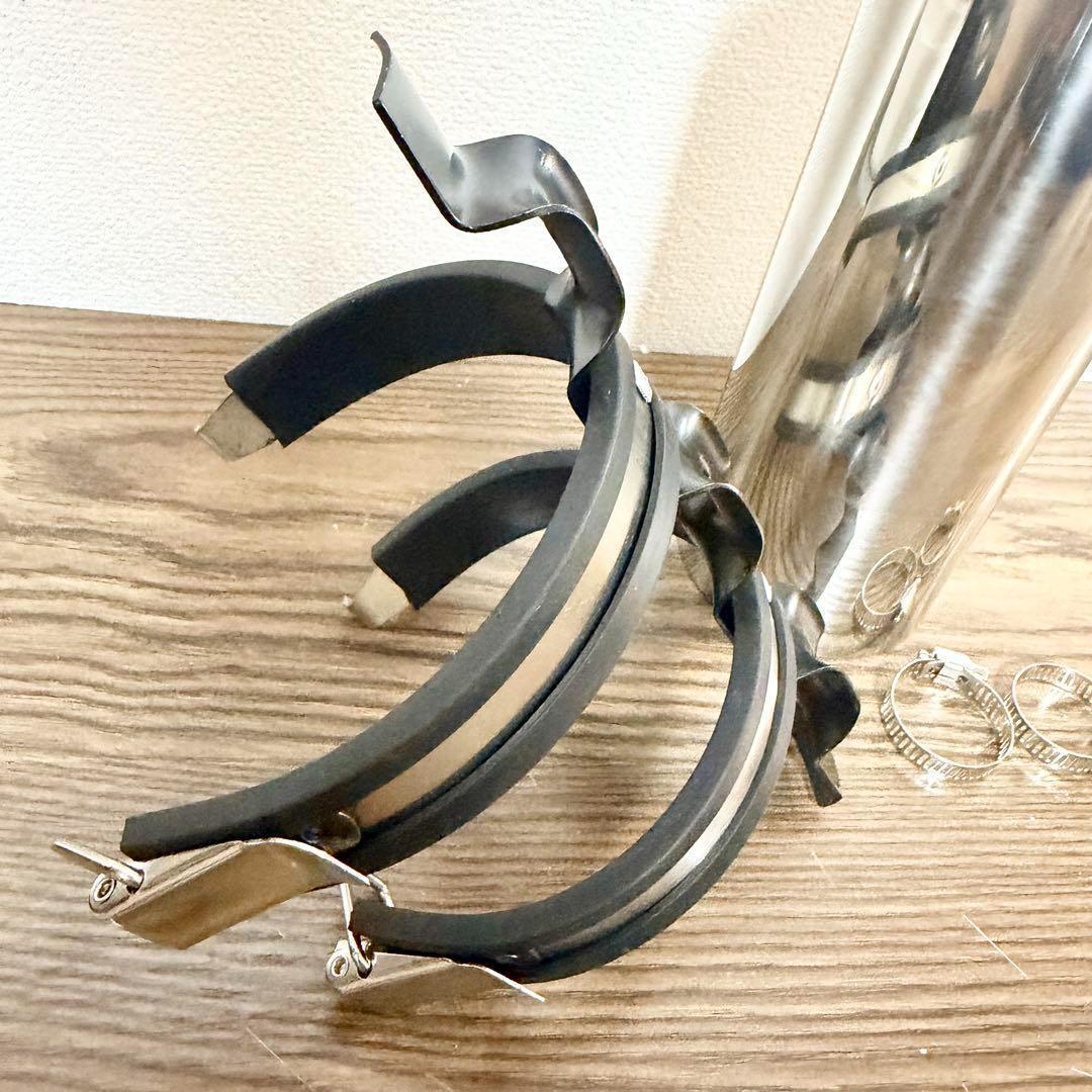 携行缶小　エマージェンシー　ブラケット　ハーレー　タンク　ステンレス　おまけ付き