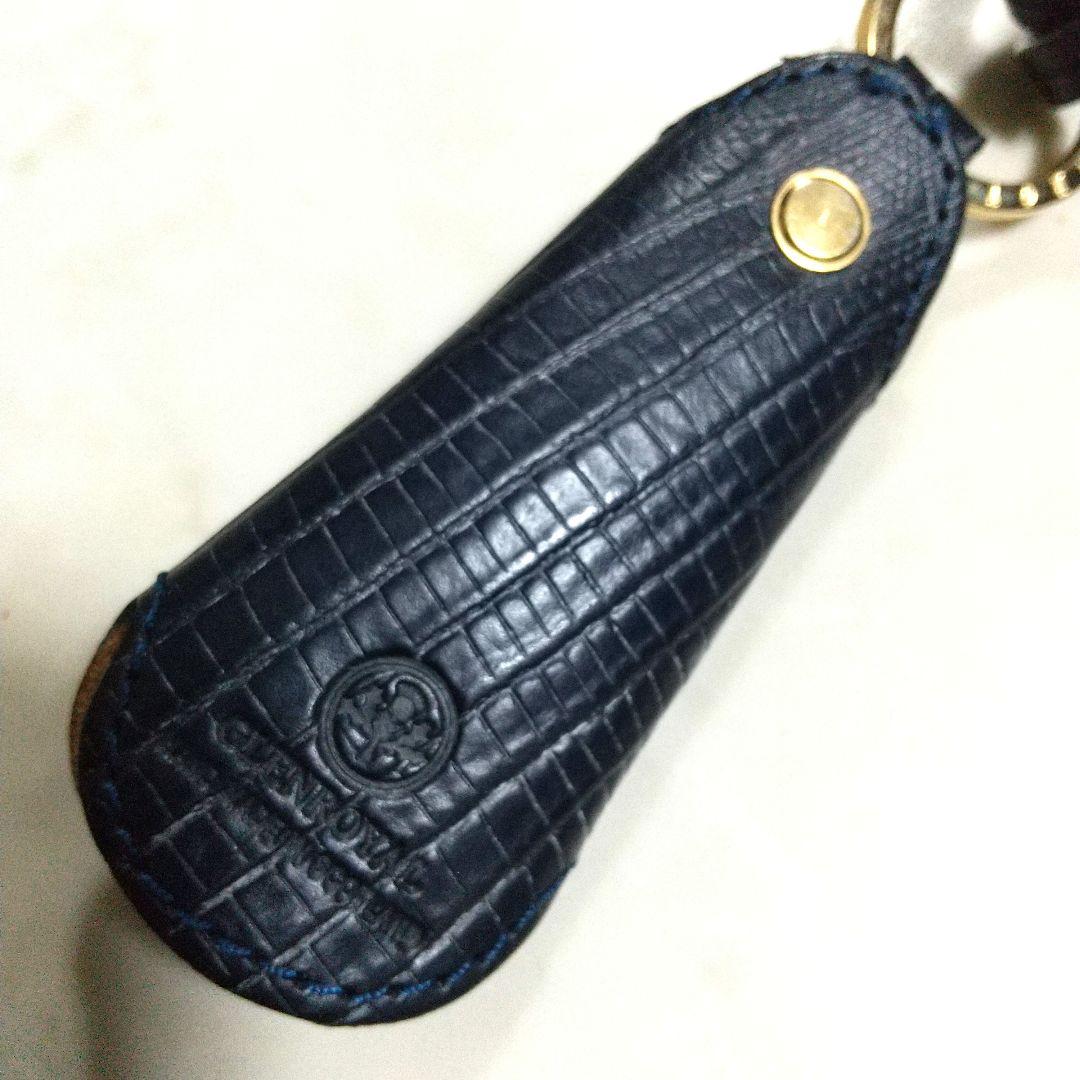 美品 GLEN グレンロイヤル 靴べら シューホーン 型押し レア
