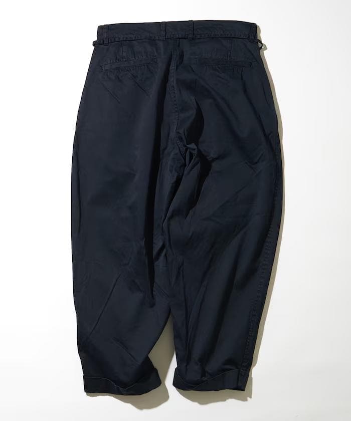 CAHLUMN　Organic Cotton 2 Tuck Chino Pant