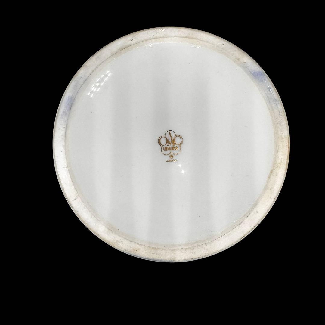 大倉陶園 金蝕バラ 28cm 陶器花瓶 OKURA 元箱