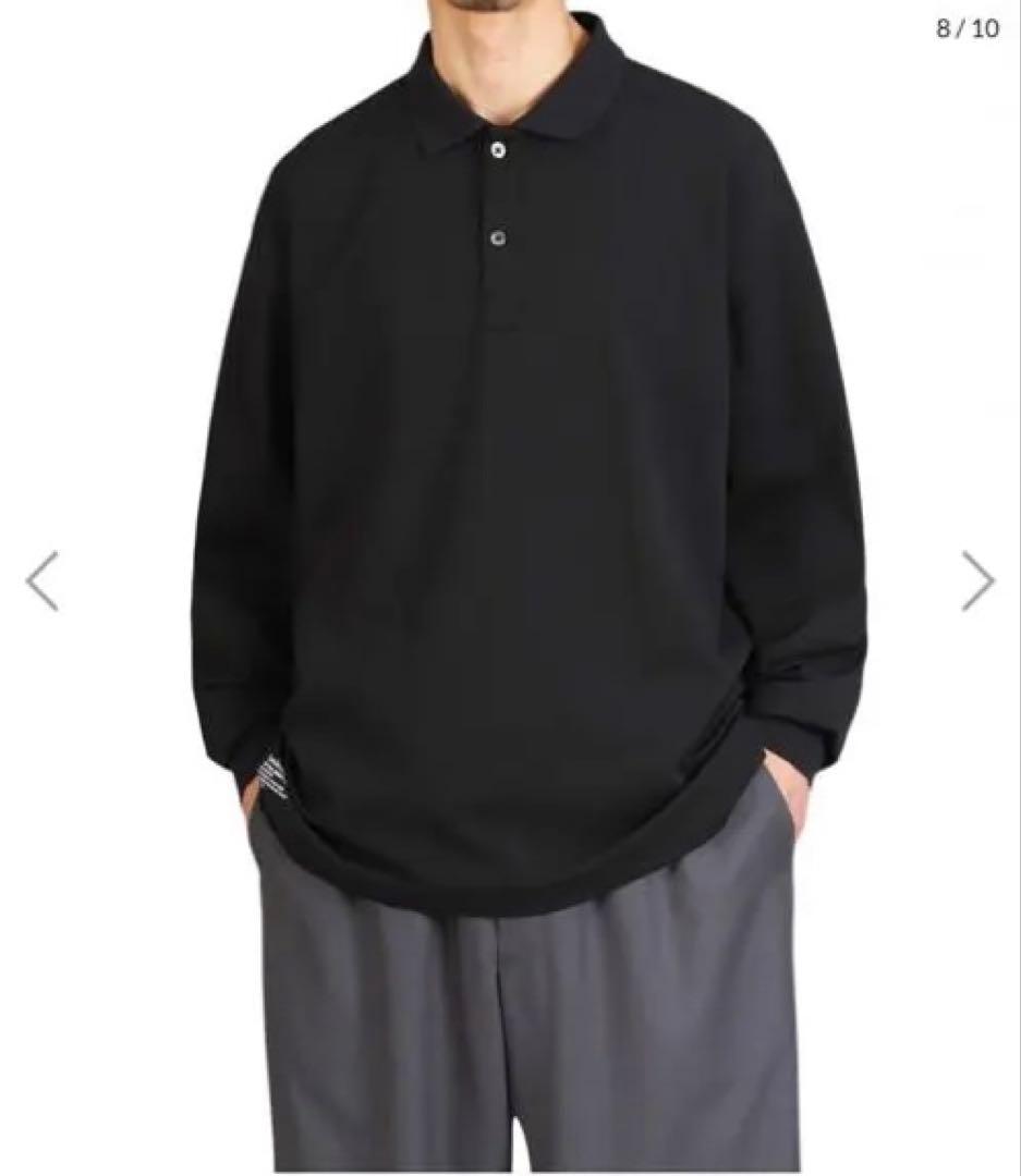 Fresh Service 長袖ポロシャツ ブラック