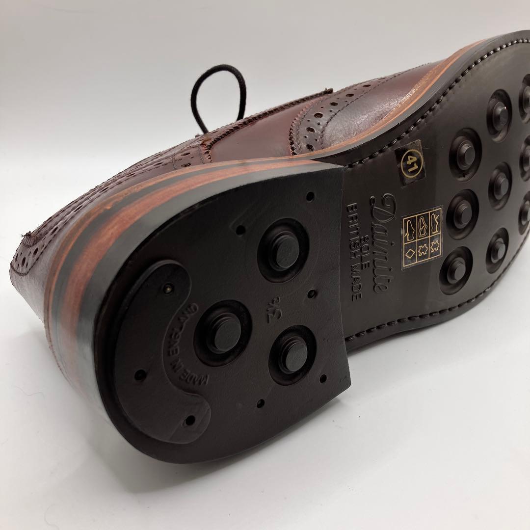 リ*ウ様 ☆新品☆ WALLSALL ウィングチップレザーシューズ WINE 4