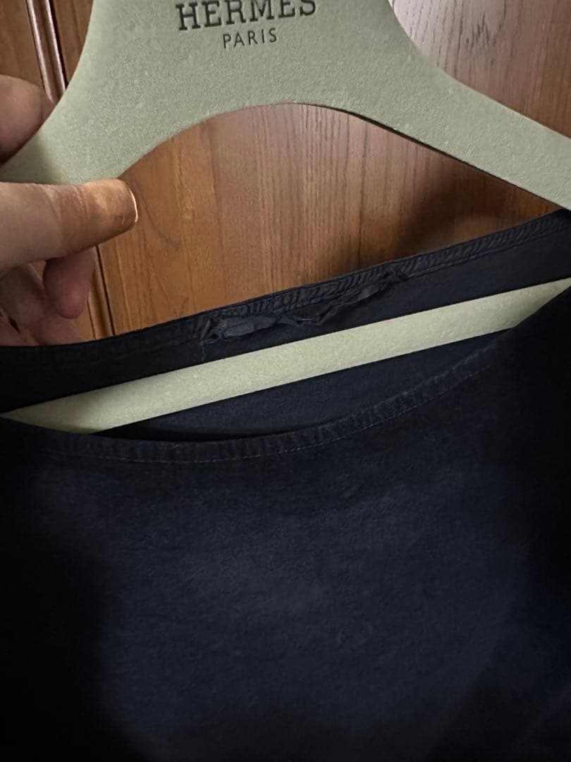 ALBUM DI FAMIGLIA DRAWSTRING shirtsネイビー