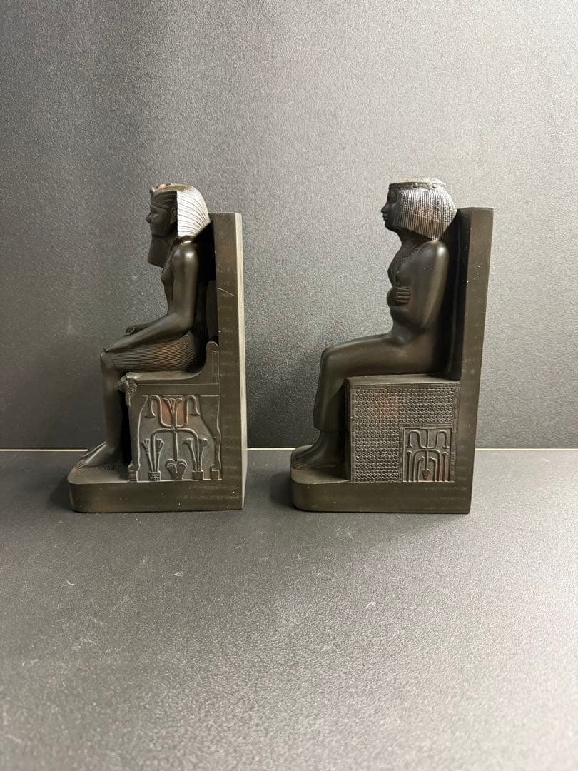 1979年刊行　エジプト第四王朝　カフラー王・ネフェルト王妃彫像