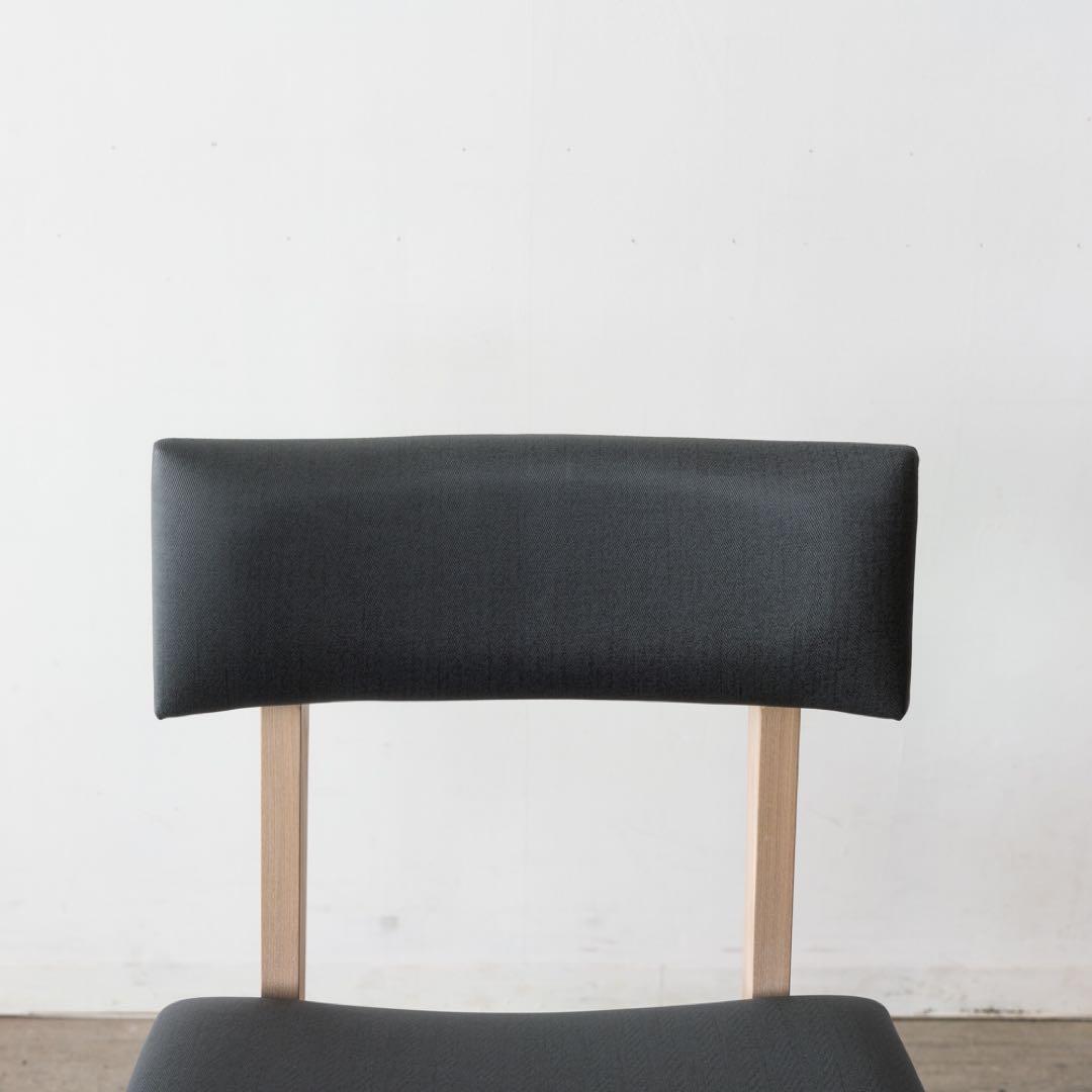 ダークグレー ダイニングチェア