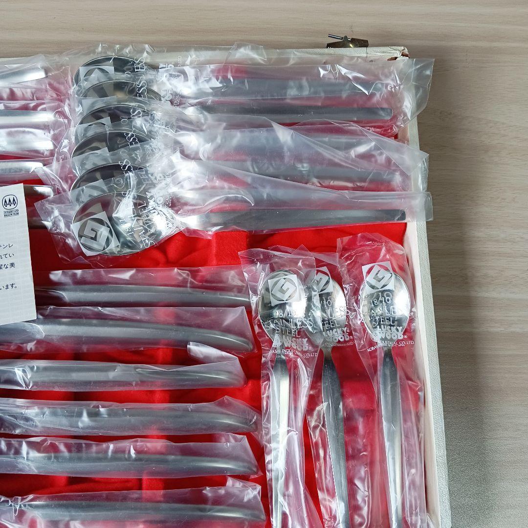 LUCKY WOOD カトラリーセット 24本（箱無し発送）