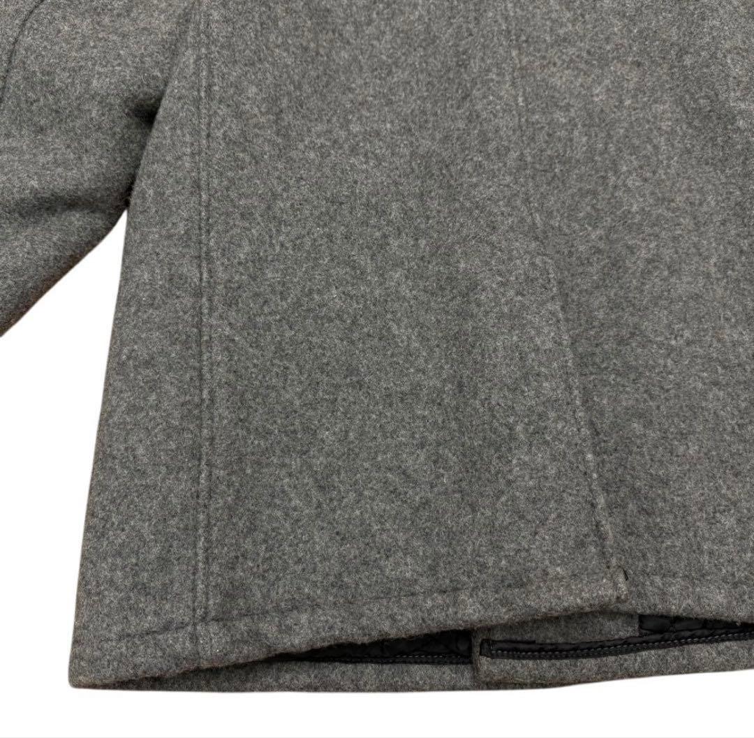 『美品』Schott 740 米国製 ピーコート ウールメルトン グレー　44
