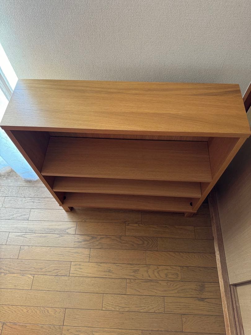 無印良品　薄型本棚ロータイプ(販売終了品)