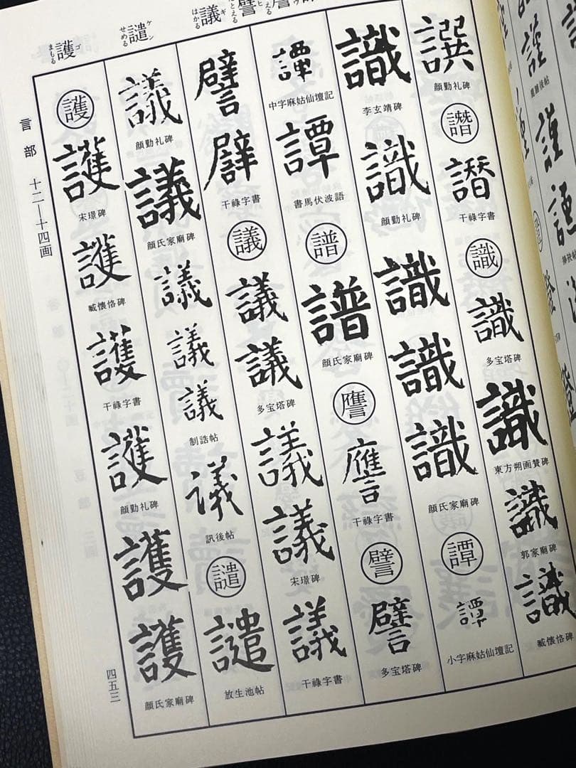 顔真卿字典 二玄社 石橋鯉城 書道 古書