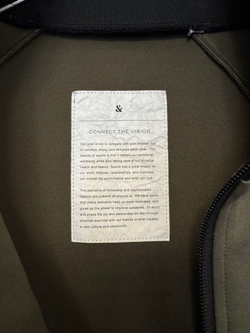 トップス &MOSS smooth touch jersey track jacket