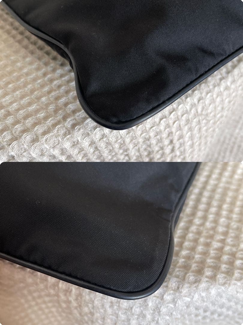 ◇ 良品PRADA プラダ ショルダーバッグ ナイロン ブラック ◇