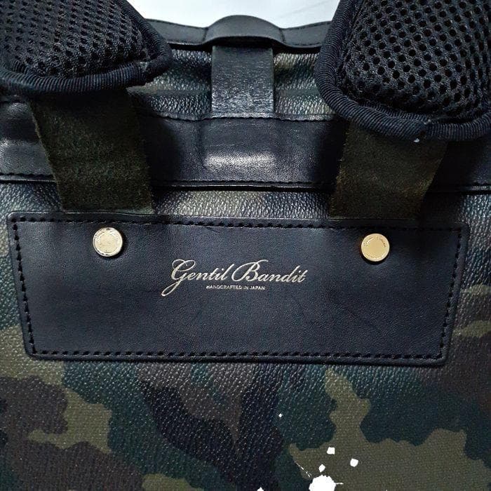 GENTIL BANDIT カモフラ PVC レザー リュック バックパック